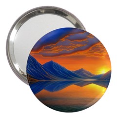 Glorious Sunset 3  Handbag Mirrors