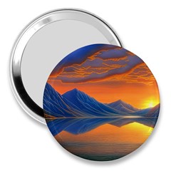 Glorious Sunset 3  Handbag Mirrors by GardenOfOphir