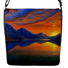 Glorious Sunset Flap Closure Messenger Bag (s) by GardenOfOphir