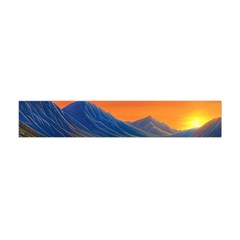 Glorious Sunset Premium Plush Fleece Scarf (Mini)