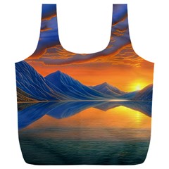 Glorious Sunset Full Print Recycle Bag (xxl) by GardenOfOphir