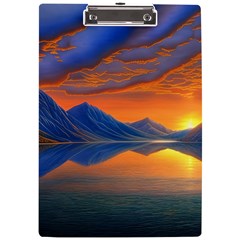 Glorious Sunset A4 Acrylic Clipboard