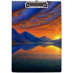 Glorious Sunset A4 Acrylic Clipboard Front