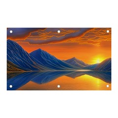 Glorious Sunset Banner and Sign 5  x 3 