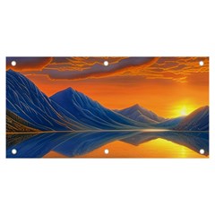 Glorious Sunset Banner and Sign 6  x 3 