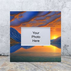 Glorious Sunset White Box Photo Frame 4  X 6  by GardenOfOphir