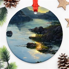 Incredible Sunset Ornament (round) by GardenOfOphir