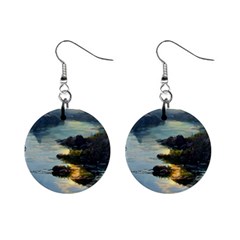 Incredible Sunset Mini Button Earrings by GardenOfOphir