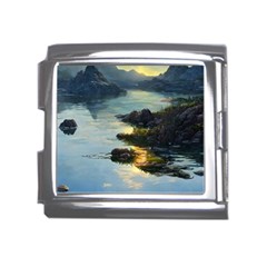 Incredible Sunset Mega Link Italian Charm (18mm) by GardenOfOphir