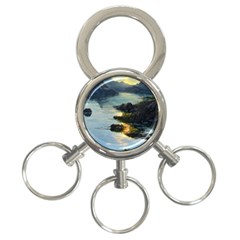 Incredible Sunset 3-ring Key Chain by GardenOfOphir