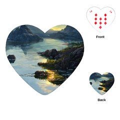 Incredible Sunset Playing Cards Single Design (heart) by GardenOfOphir