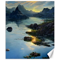 Incredible Sunset Canvas 8  X 10  by GardenOfOphir