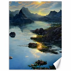 Incredible Sunset Canvas 18  X 24  by GardenOfOphir