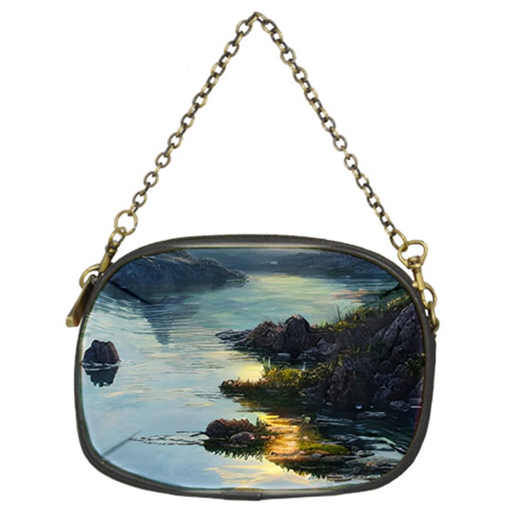 Incredible Sunset Chain Purse (Two Sides)