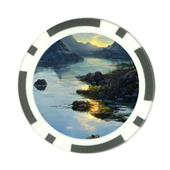 Incredible Sunset Poker Chip Card Guard (10 Pack) by GardenOfOphir