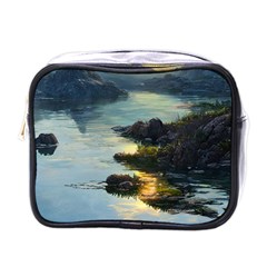 Incredible Sunset Mini Toiletries Bag (one Side) by GardenOfOphir