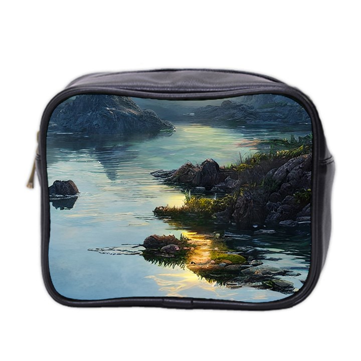 Incredible Sunset Mini Toiletries Bag (Two Sides)