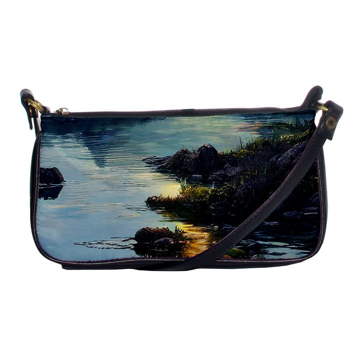 Incredible Sunset Shoulder Clutch Bag