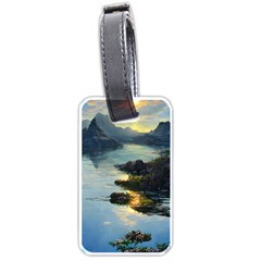 Incredible Sunset Luggage Tag (one Side) by GardenOfOphir