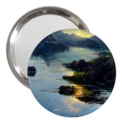 Incredible Sunset 3  Handbag Mirrors by GardenOfOphir