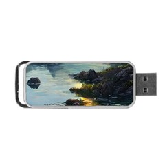 Incredible Sunset Portable Usb Flash (one Side) by GardenOfOphir