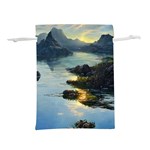 Incredible Sunset Lightweight Drawstring Pouch (L) Back