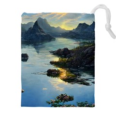 Incredible Sunset Drawstring Pouch (4xl) by GardenOfOphir