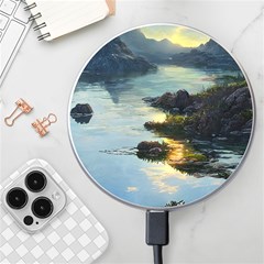 Incredible Sunset Wireless Fast Charger(white) by GardenOfOphir