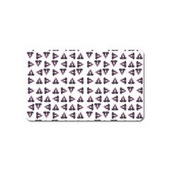 Happy Hound Funny Cute Gog Pattern Magnet (name Card) by dflcprintsclothing