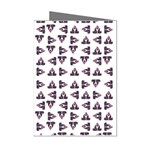 Happy Hound Funny Cute Gog Pattern Mini Greeting Cards (Pkg of 8) Left