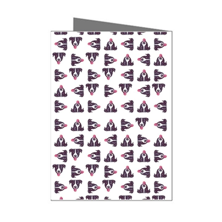 Happy Hound Funny Cute Gog Pattern Mini Greeting Cards (Pkg of 8)