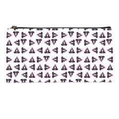 Happy Hound Funny Cute Gog Pattern Pencil Case by dflcprintsclothing