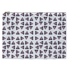 Happy Hound Funny Cute Gog Pattern Cosmetic Bag (xxl) by dflcprintsclothing