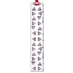 Happy Hound Funny Cute Gog Pattern Large Book Marks by dflcprintsclothing