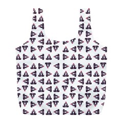 Happy Hound Funny Cute Gog Pattern Full Print Recycle Bag (l) by dflcprintsclothing