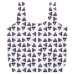 Happy Hound Funny Cute Gog Pattern Full Print Recycle Bag (xl) by dflcprintsclothing