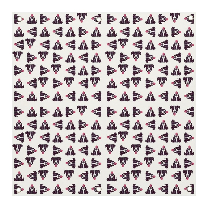 Happy Hound Funny Cute Gog Pattern Banner and Sign 3  x 3 