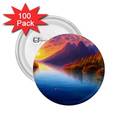 Immaculate Sunset 2.25  Buttons (100 pack) 