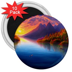 Immaculate Sunset 3  Magnets (10 pack) 