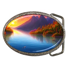 Immaculate Sunset Belt Buckles by GardenOfOphir