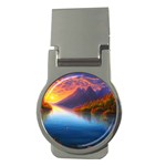 Immaculate Sunset Money Clips (Round)  Front