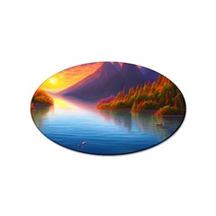 Immaculate Sunset Sticker Oval (100 Pack) by GardenOfOphir