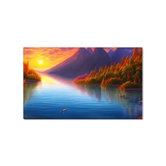 Immaculate Sunset Sticker Rectangular (100 Pack) by GardenOfOphir