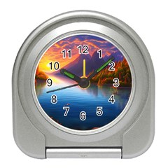 Immaculate Sunset Travel Alarm Clock