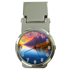 Immaculate Sunset Money Clip Watches by GardenOfOphir