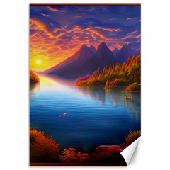 Immaculate Sunset Canvas 12  x 18 