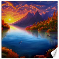 Immaculate Sunset Canvas 16  x 16 