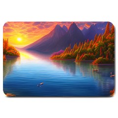 Immaculate Sunset Large Doormat by GardenOfOphir