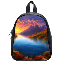 Immaculate Sunset School Bag (small) by GardenOfOphir