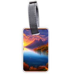 Immaculate Sunset Luggage Tag (one Side) by GardenOfOphir